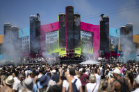 Šveicarija technomuzika festivalis Street Parade