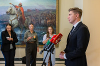Sinkevičius Latvija Tuneliai Pasienis Baltarusija Migrantai
