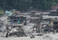Potvynis Nepalas Aukos Dingusieji Kinija