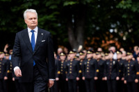 Nausėda Vokietija Leipcigas Dronas Rusija