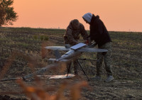 Karas Ukraina Rusija Dronai