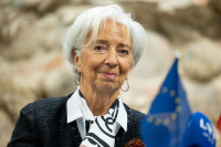 ECB Lagarde palūkanų normos didinimas prc.