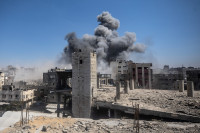 Karas Gazos Ruožas Izraelis Palestiniečiai Smūgis Aukos