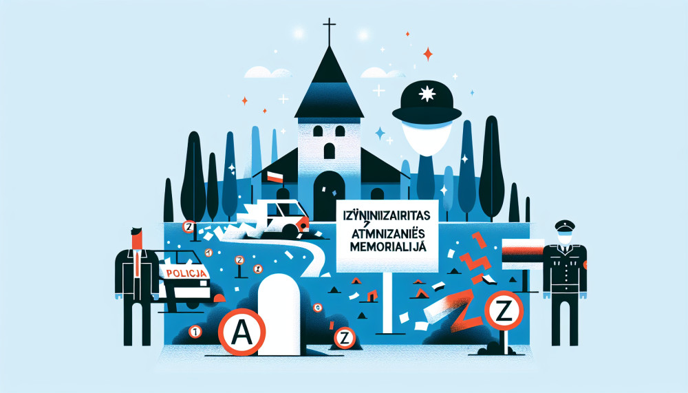 Anykščiai Partizanai Memorialas Išniekinimas Policija