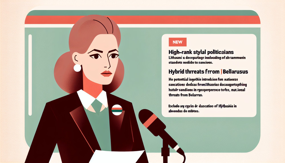 Sankcijos Baltarusija Ruginienė