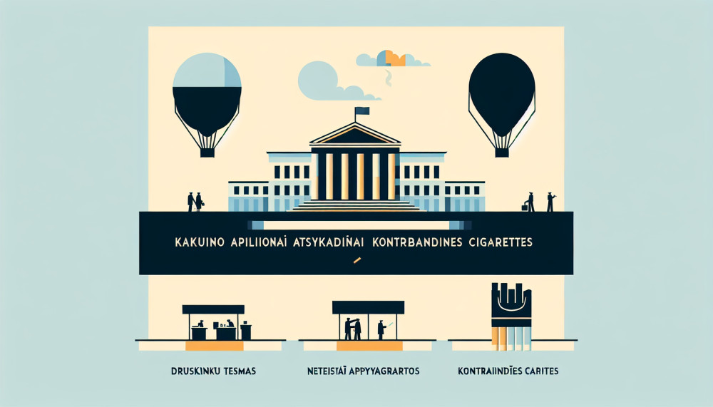 Suėmimas Lazdijų Gyventojai Balionai Cigaretės