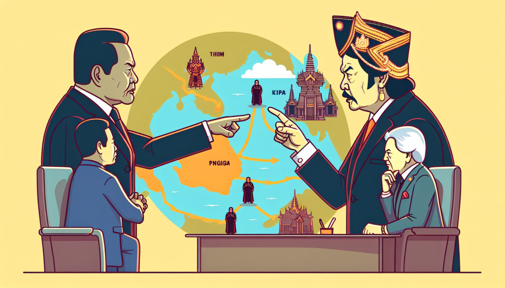 Tailandas Kambodža JAV Neramumai Charnvirakulas Trumpas