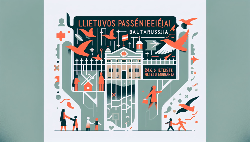 VSAT Migrantai Lenkija Latvija Lietuva Baltarusija