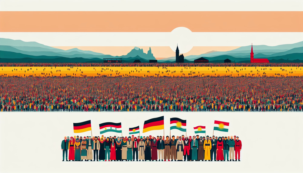 Sirija Vokietija kurdai demonstracijos