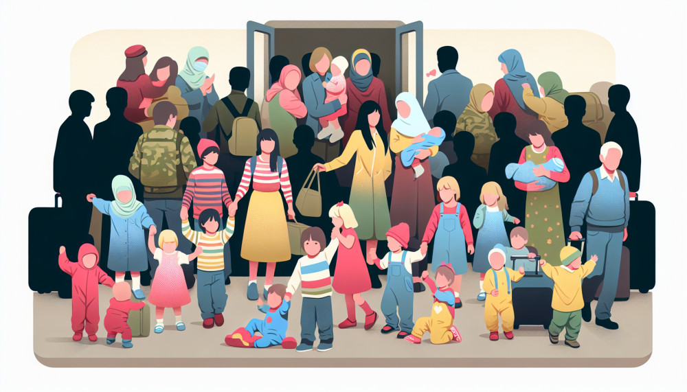 Ukraina Rusija Vaikai Paaugliai