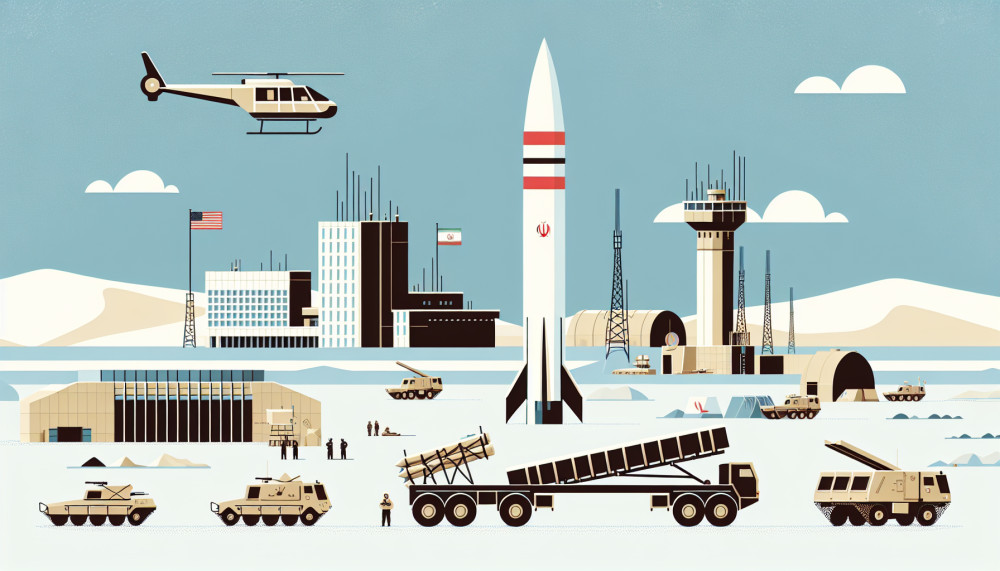 Karas JAV Iranas Vadavietės Oro Gynyba Raketos Dronai Sunaikinimas