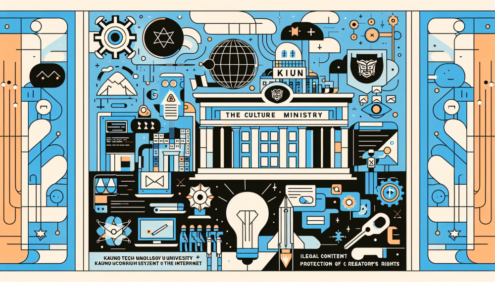 KTU Kultūros Ministerija Intelektinė Nuosavybė Nelegalus Turinys Internetas