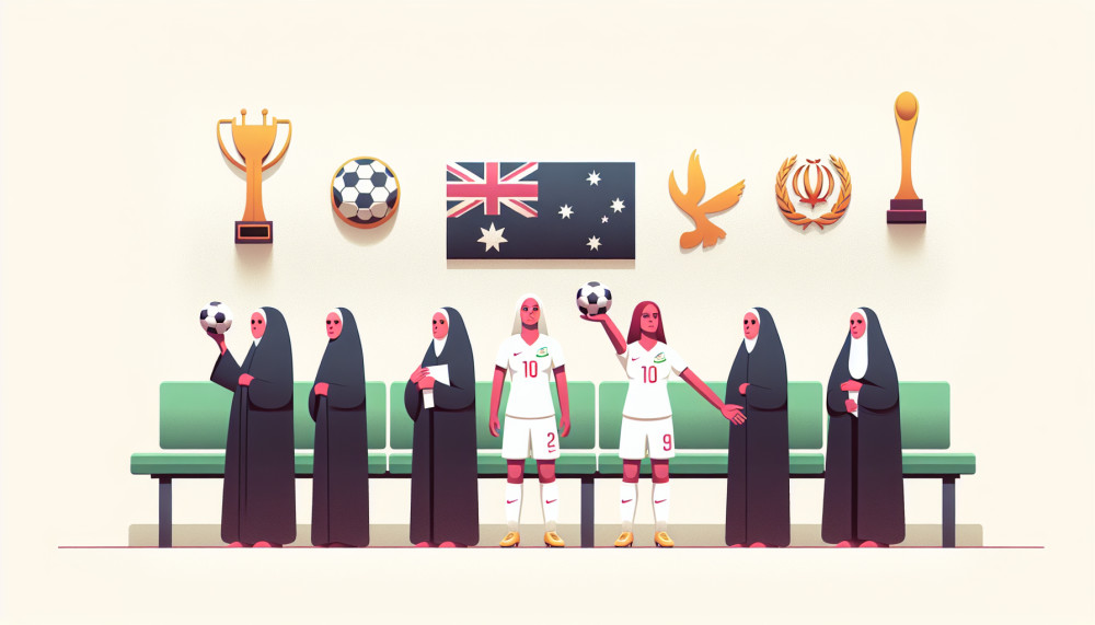 Prieglobstis Australija Iranas Futbolininkės