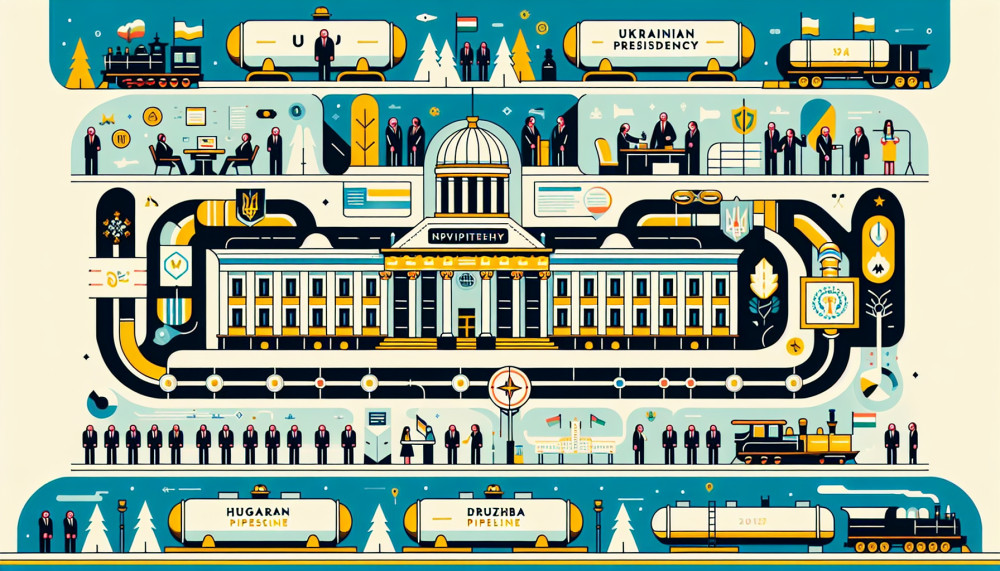 Ukraina Rusija Vengrija nafta Družba Zelenskis nekviesti Vengrijos pareigūnai