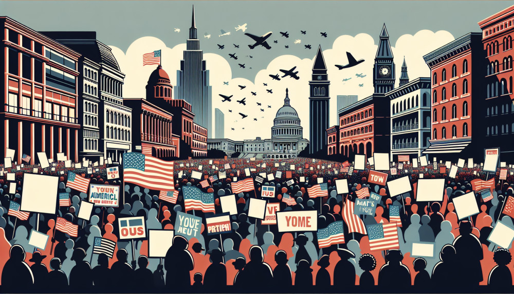 JAV Protestai Trumpas