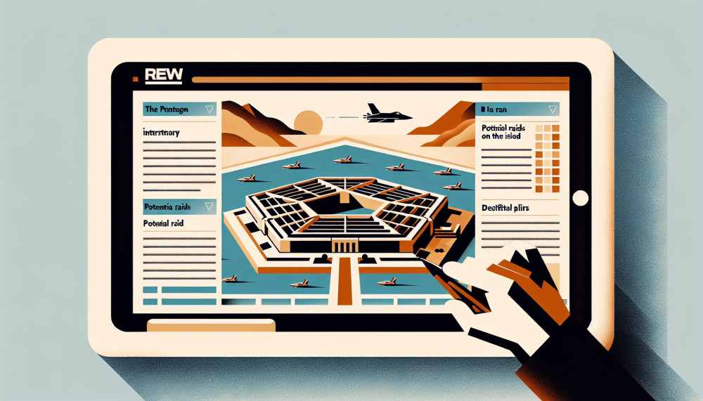 JAV Izraelis Iranas sausumos operacija karas Chargo sala kelių savaičių operacija Pentagonas