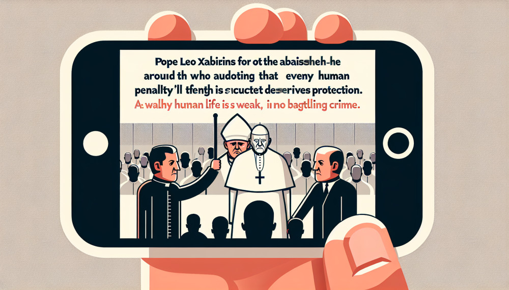 Vatikanas JAV Leonas XIV Trumpas mirties bausmė