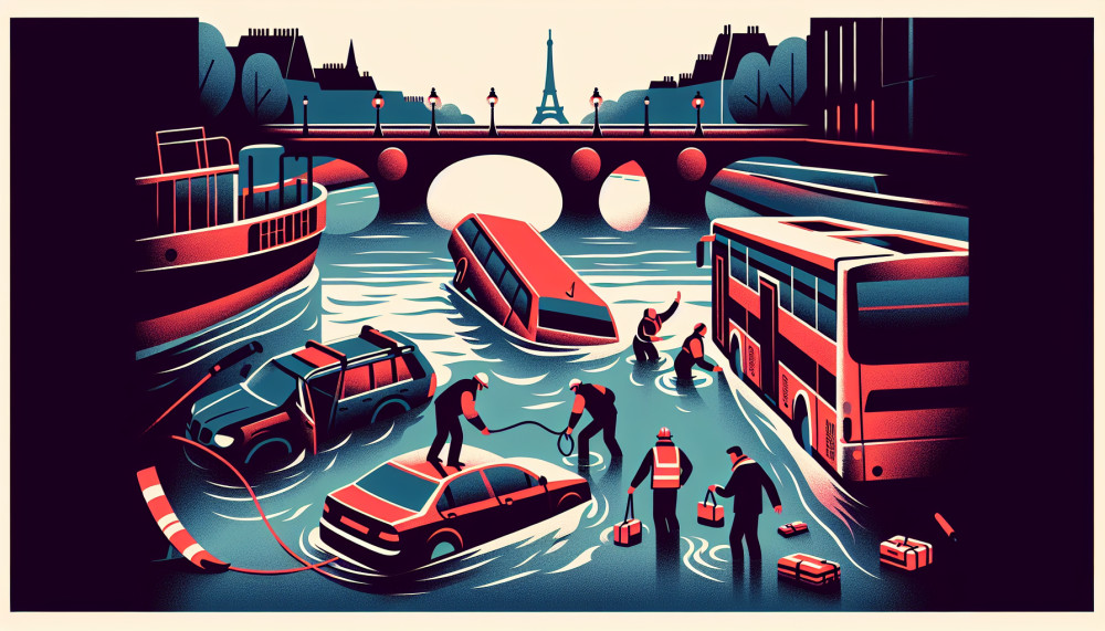 Prancūzija Autobusas Avarija Sena