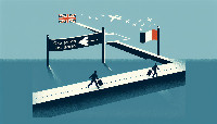 Britanija Prancūzija Migrantai Deportacijos Starmeris Macronas